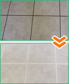 Professional Ceramic Tile Grout Cleaning